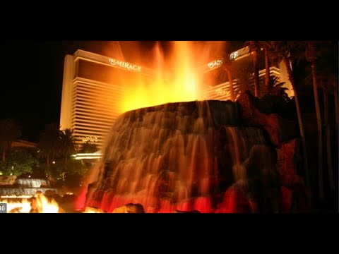 Vídeo: O Vulcão do Mirage entra em erupção todas as noites em Las Vegas