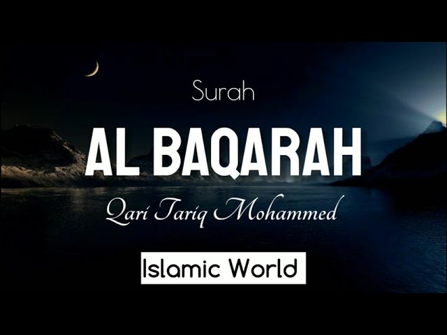 Surah Al Baqarah (Full) | Qari Tariq Mohammad | Outstanding Quran Recitation | Islamic World class=