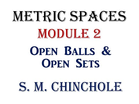 Metric Spaces Module