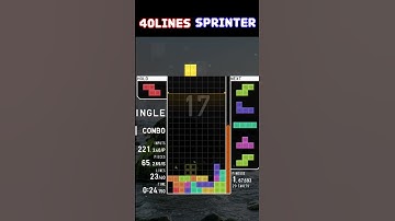 [TETR.IO] SS rank. Just a game of Tetris. 40Lines Sprinter. #70