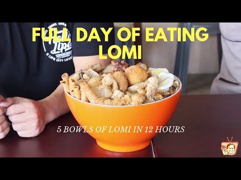 FULL DAY OF EATING LOMI: 5 BOWLS OF LOMI IN 12 HOURS