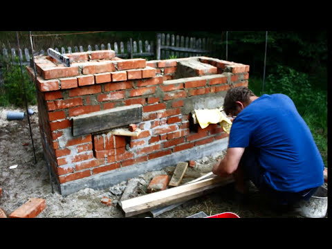 Smokehouse, pizza oven, bread oven, garden grill - DIY project - stop motion/timelapse