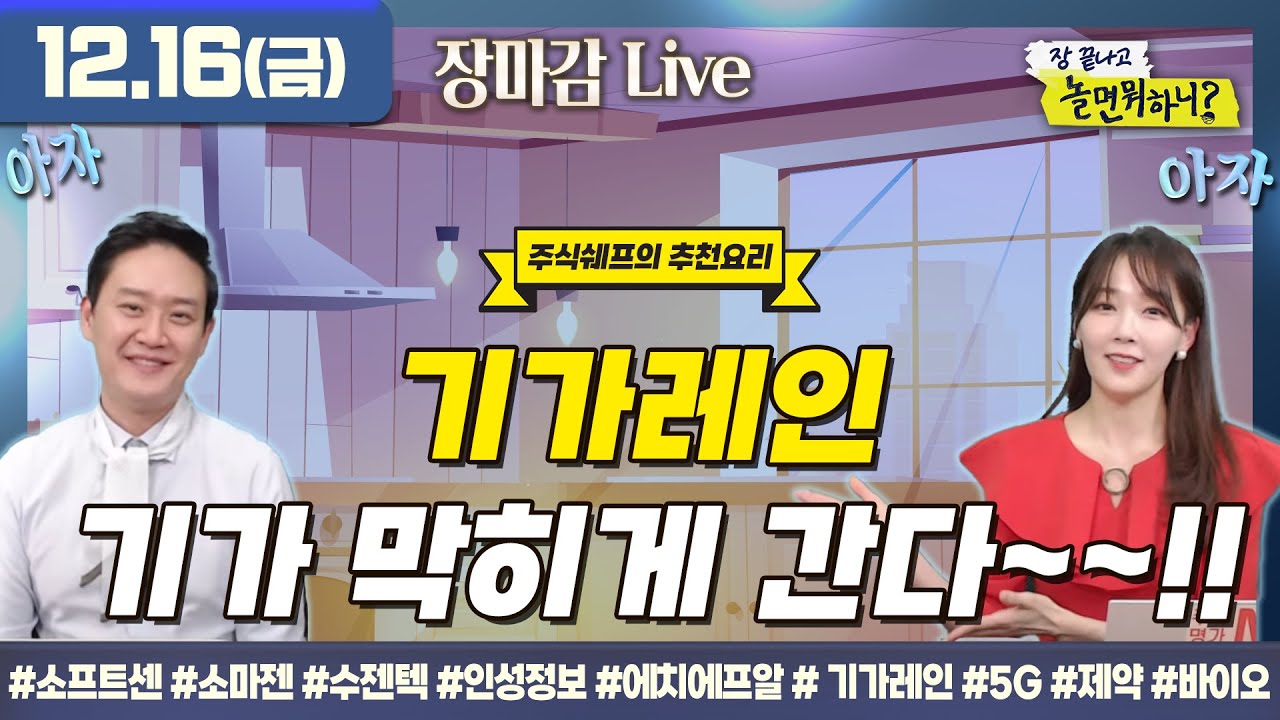 [장마감 Live] 📡기가레인 기가 막히게 간다~~!!🚀 / 장 끝나고 놀면 뭐하니?