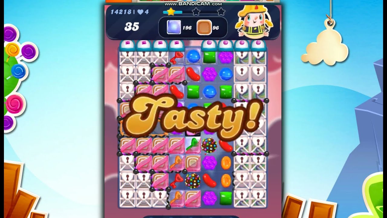 【いかしページ】 Candy Crush Saga Level 14218 NO BOOSTERS - YouTube