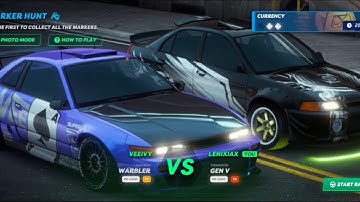 Marker hunt race vs Veeivy, Static Shift Racing Gameplay