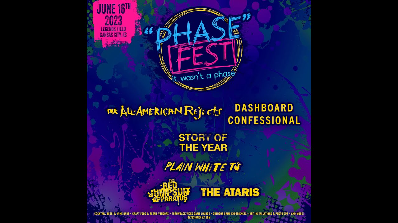 Phase Fest KC 2023 Promo Video Featuring The AllAmerican Rejects