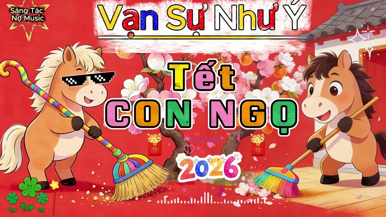 Tết Con Ngọ I Vạn Sự Như Ý - Mở Lên Là Thấy Tết Thấy Tài Lộc Kéo Về (Nhạc Xuân 2026) - Nợ Music