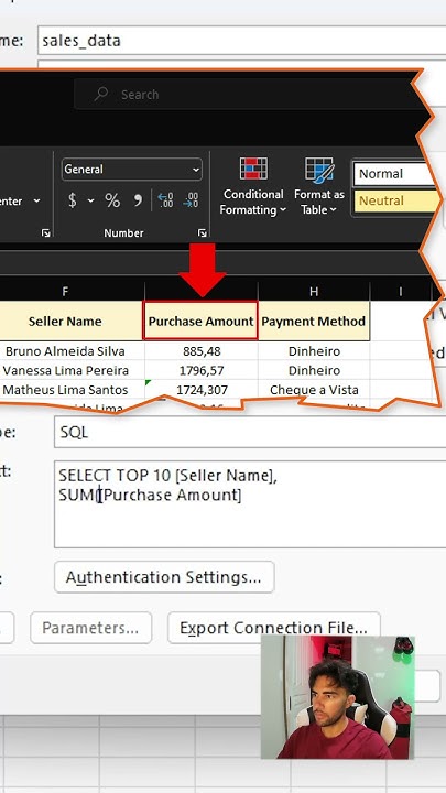 Run SQL queries on Excel files #excel #sql - YouTube