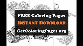 Zentangle coloring pages pdf