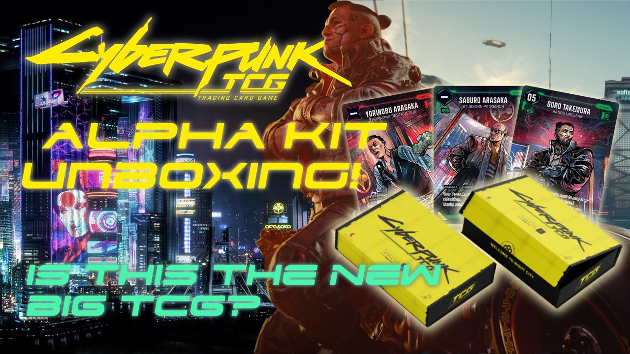 We Cracked The Cyberpunk TCG Alpha Kit! (Rare Cards?)