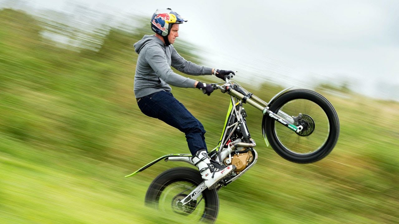 Dougie Lampkin Wheelies Entire Isle of Man TT Course - 37.7 Miles
