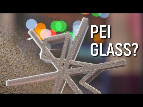 A REALLY unusual 3D Printing surface! Ultembase PEI Glass test and review.
