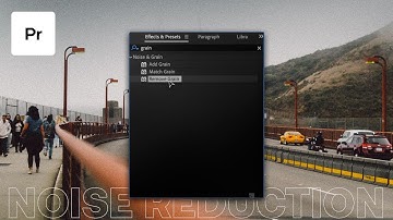 How To Remove Noise From Footage in Premiere Pro and After Effects Noise Reduction