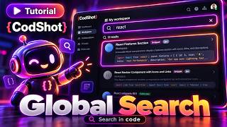 Search Your Entire Code Workspace in CodShot | Tutorial Guide
