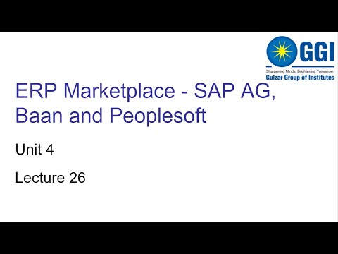 Video: Forskellen Mellem SAP Og PeopleSoft