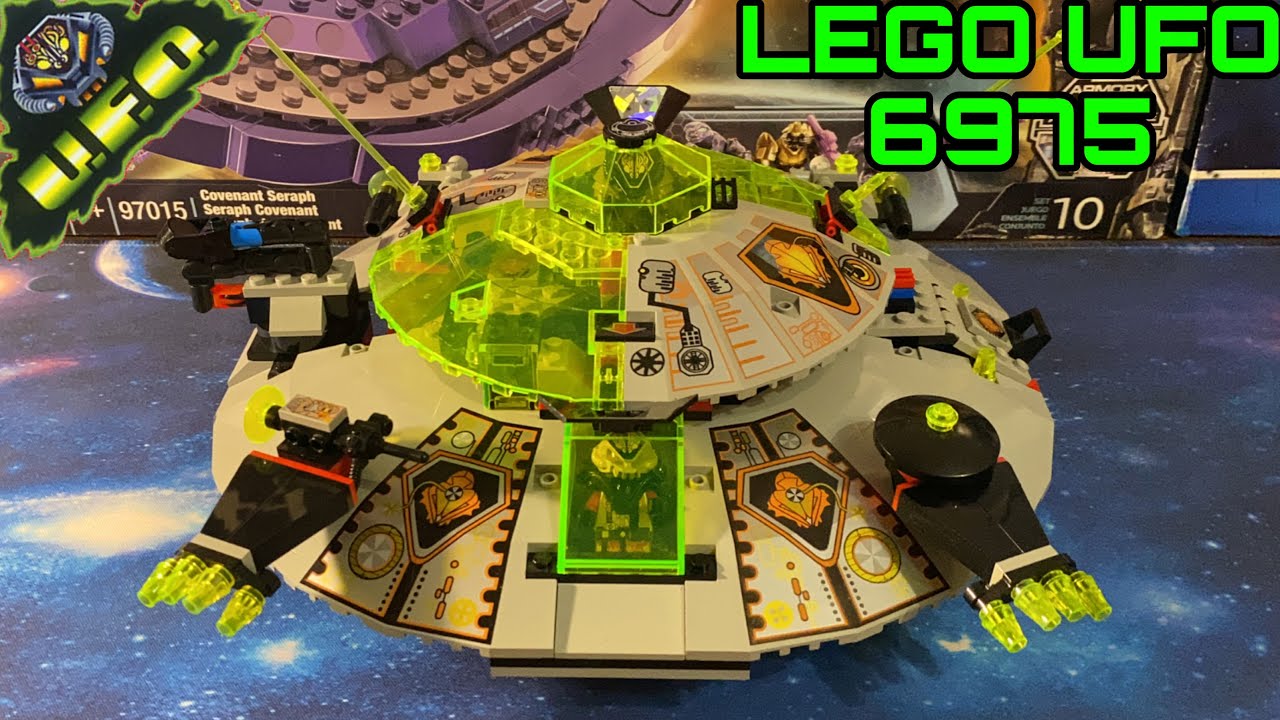 ФЛАГМАН ЛЕГО 90-Х! Lego UFO  Alien Avenger 6975 (Обзор Раритета из 1997 Года)