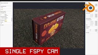 Using a Single fSpy Camera in Blender | Intro to Projection Mapping in Blender p1