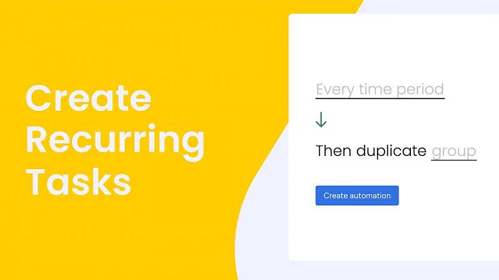 Create recurring tasks | monday.com quick tips
