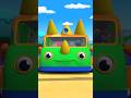 Wheels On The Bus, Jungle Safari #shorts #dino #vehicles #rhymes