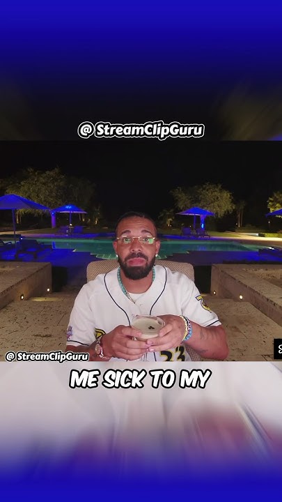 Drake cheers to the haters “You guys make me sick to my stomach fam” #