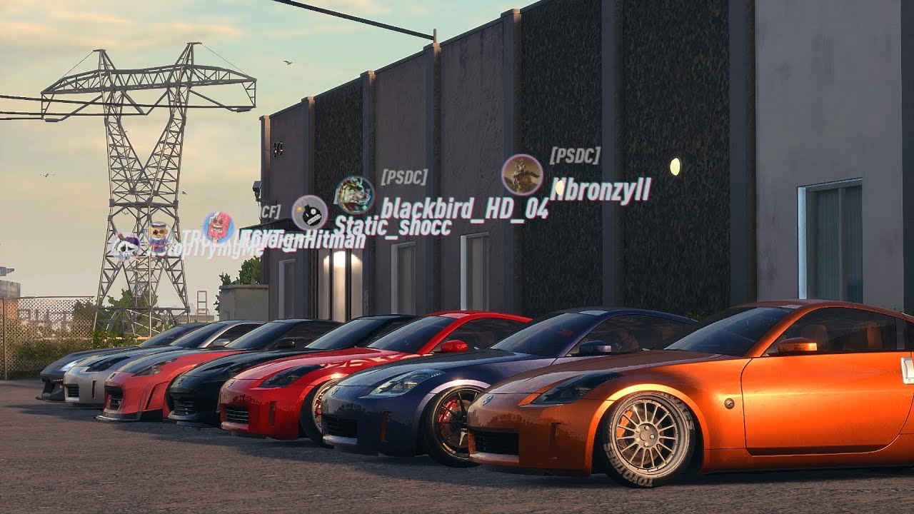 NFS Heat 350z n 370z Meet/Roll Racin (1000hp 350z n 370z) YouTube