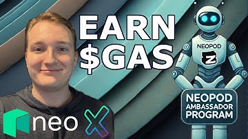 Earn Crypto $GAS Tokens on Neo! | NeoPod Ambassador Program