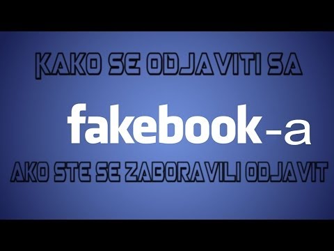 Kako se odjaviti sa Facebook-a ako ste zaboravili
