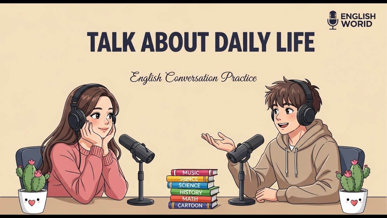 Learn English Conversation | How to Talk About Your Day | Easy English for Beginners A1-A2