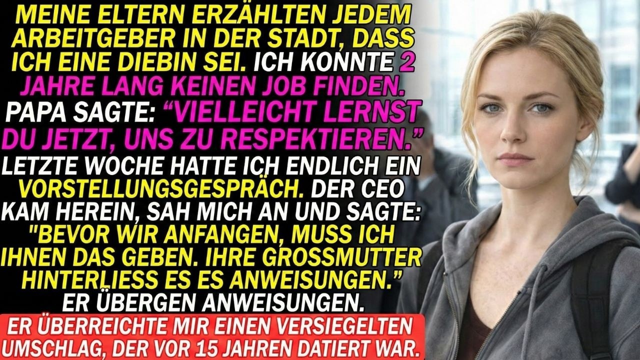 Meine Eltern erklärten mich überall zur Diebin – doch meine Großmutter war vorbereitet