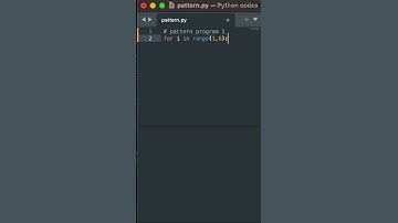 Pattern program | Python #programming #coding #python #webdevelopment