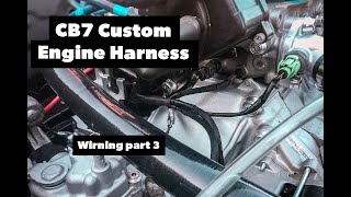 CB7 Custom Engine harness - Wire tuck part 3 - Track CB7 Build EP. 18 - 92 Honda Accord