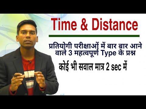 Time and Distance (समय और दूरी )|maths short trick for all competitive exam in hindi|