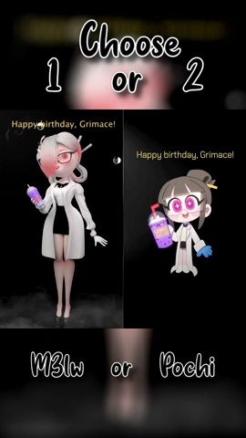 Happy birthday, Grimace Animation 💜💜💜 2D/3D