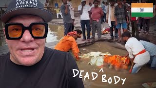Dead Bodies Along The Ganges River In India 