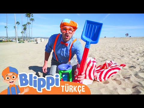 Plajda Blippi ile Renkleri ve Sayıları Öğren | Blippi Türkçe - Çocuklar için Eğitici Videolar