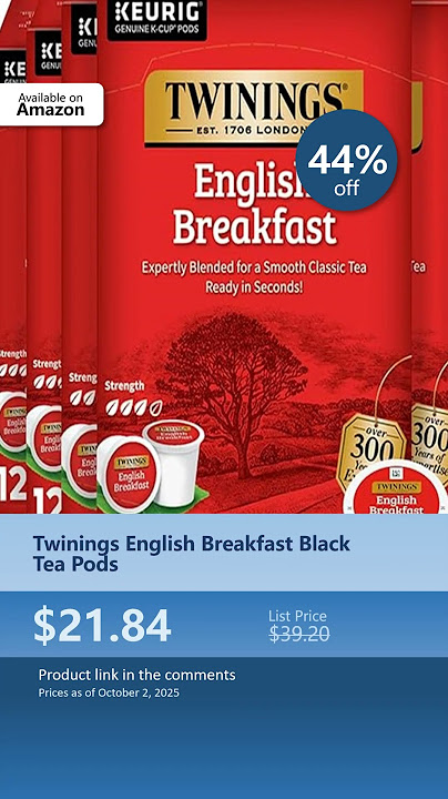 Twinings English Breakfast Black Tea Pods