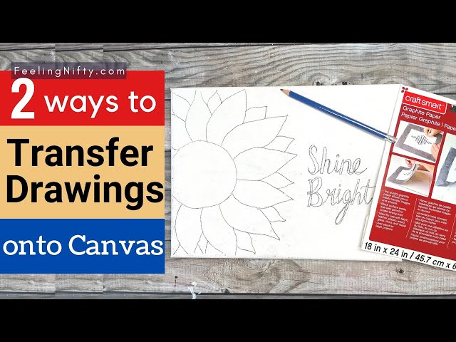 How to Transfer a Drawing to Canvas for Painting — Caleigh Bird Art