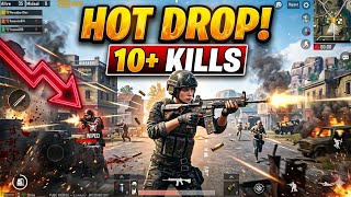 🔥 Livik Hot Drop Challenge | Intense Squad Fight & OP Kills 😱 BGMI Gameplay