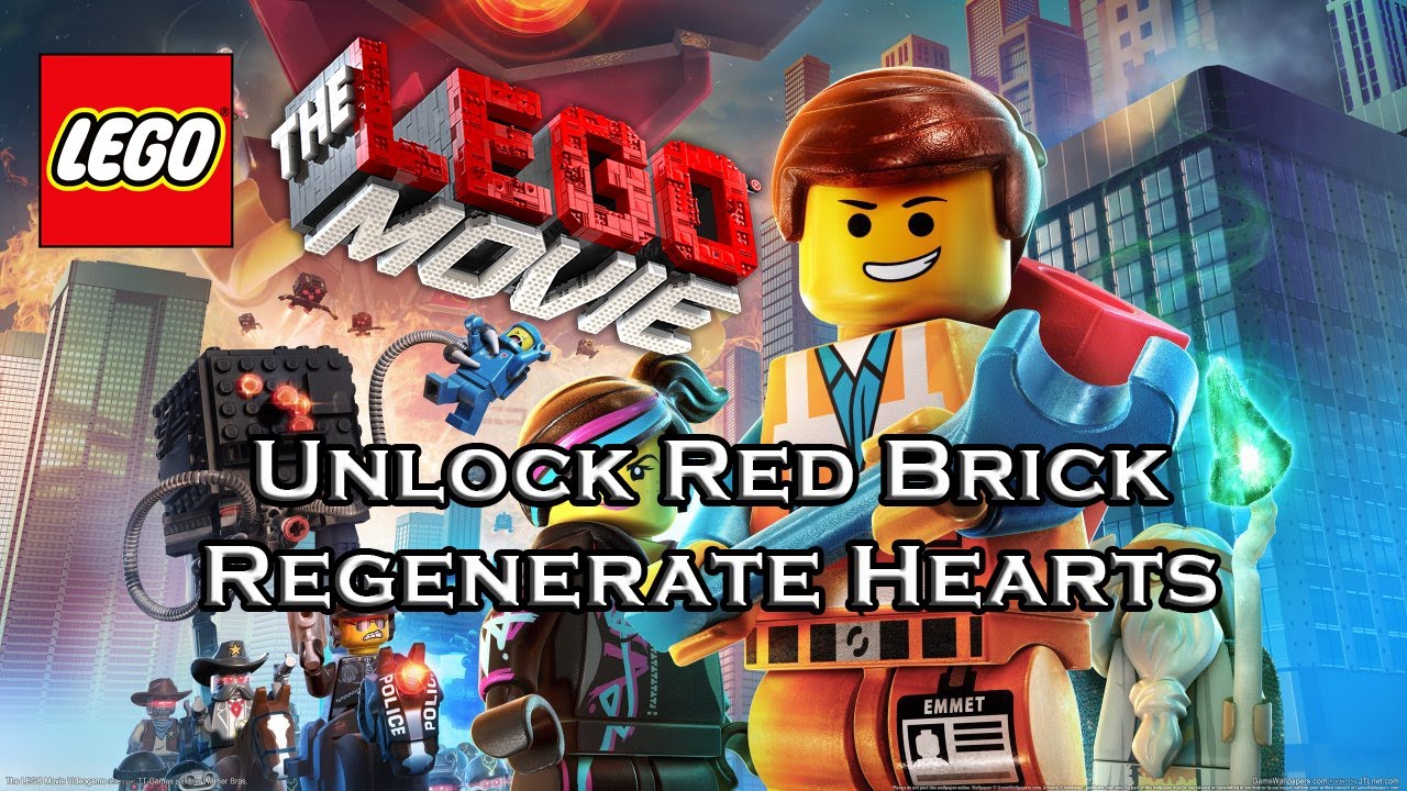 LEGO Movie Videogame-Unlock Red Brick-Regenerate Hearts All 3 Dance Stands