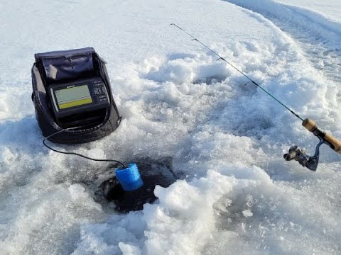 Garmin Striker 5 Ice Bundle. Unboxing + Assembling + In Use 