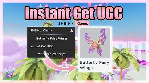 [Free Items] SHEIN x Klarna Wonderland Script • Instant Get UGC [Roblox] 2023