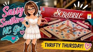 Vintage Scrabble for Junk Journals! BEST Thrift Find Yet! | #ThriftyThursday
