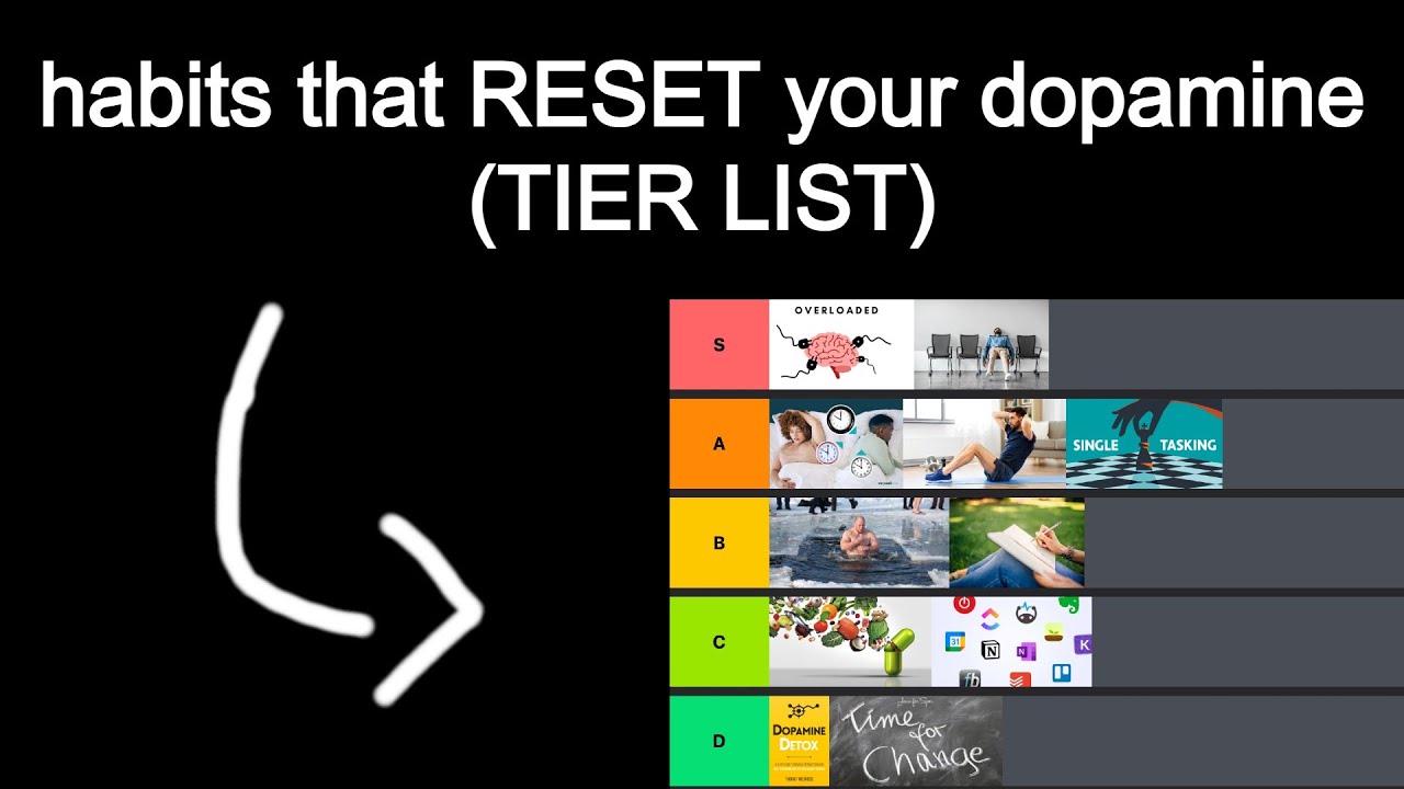 Habits that will RESET your COOKED dopamine levels (TIER LIST)