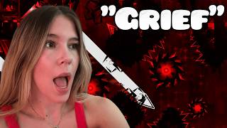 New Player reacts to the HARDEST Levels in Geometry Dash...