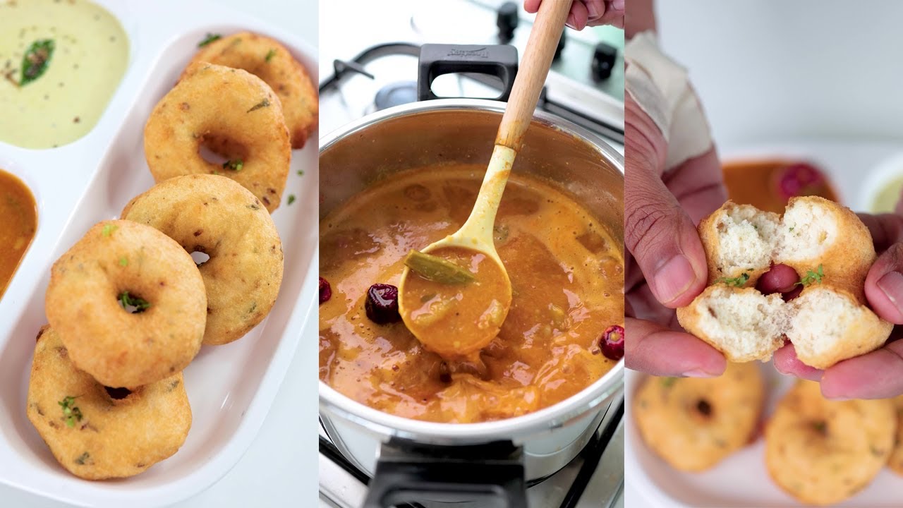 इन 2 बातों का ध्यान रखा तो Medu Vada हमेशा एकदम Soft बनेगा, South Indian Style Sambhar Medu Vada
