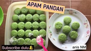 Resipi Apam Pandan yang sedap dan gebu