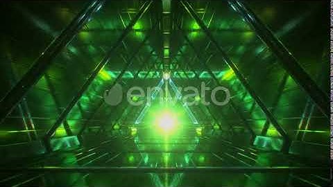 Abstract Endless Flight in a Futuristic Metal Corridor | Motion Graphics - Envato elements