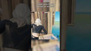 Slow sens looks better or worse #fortnite #fortniteclips #shorts