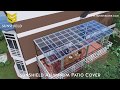 Sunshield Stylish Aluminum Patio Cover with Polycarbonate Roof Sunshield Stylish Aluminum Patio Cover with Polycarbonate Roof