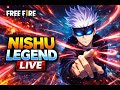🔴[Live] Full Comeback CS Rank push ||NISHU LEGEND LIVE|| #freefirelive #UnGraduateGamer